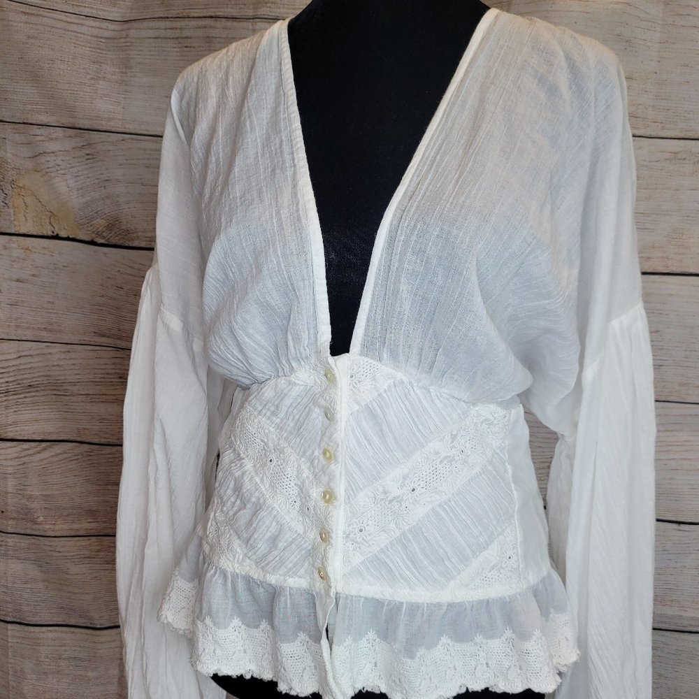 COPY - Free People Bohemian/Peasant Blouse